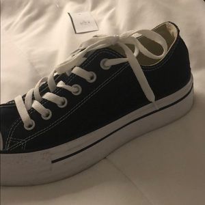 Black Platform Converse